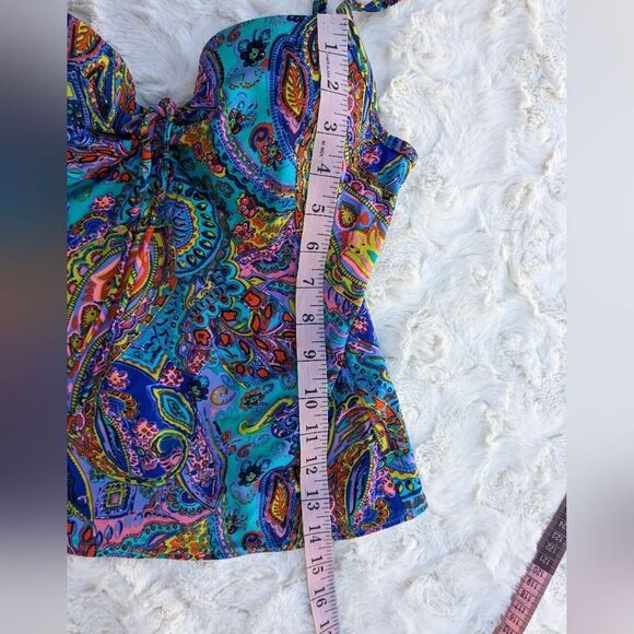 VS Tankini Paisley Floral with push up bra 36 A - Picture 4 of 9